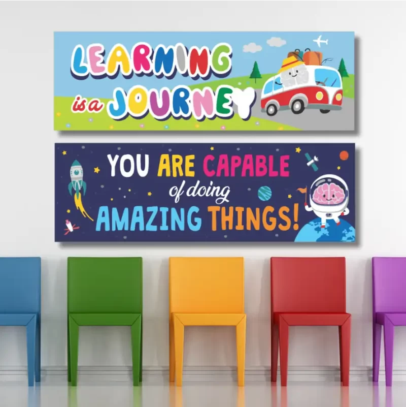 Learning is a journey ?- classroom banners (36x12)