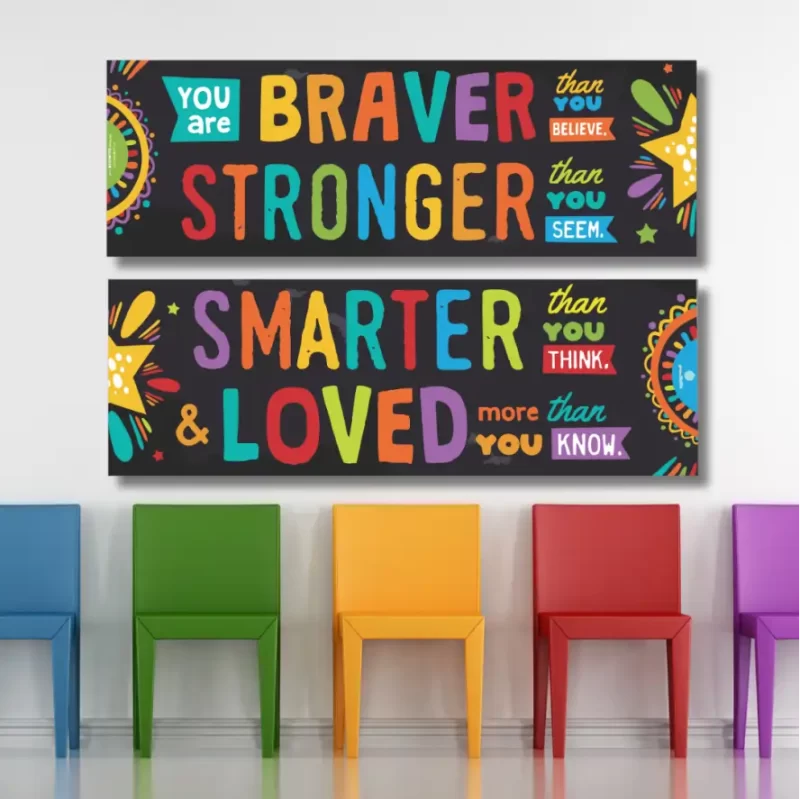 You are braver than you believe ..- classroom banners (36x12)