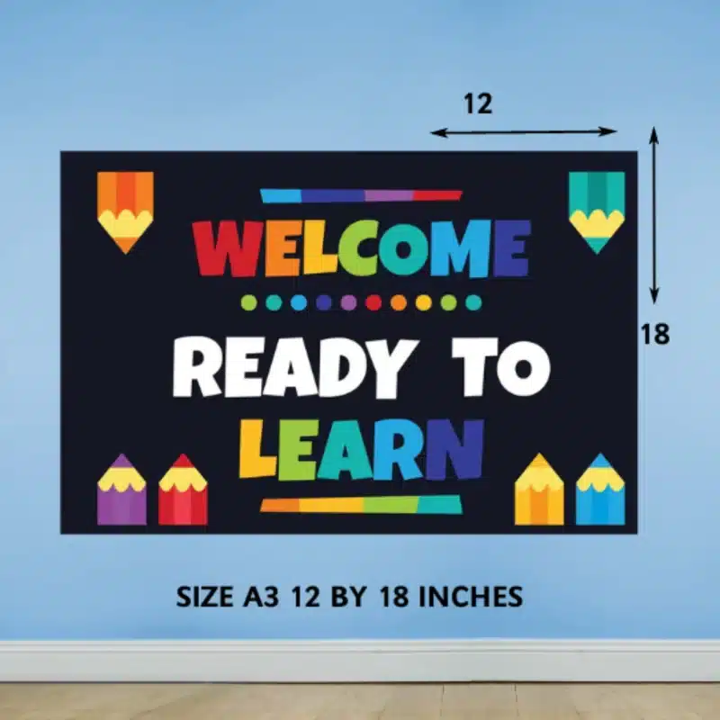 Welcome Ready to Learn Classroom Poster