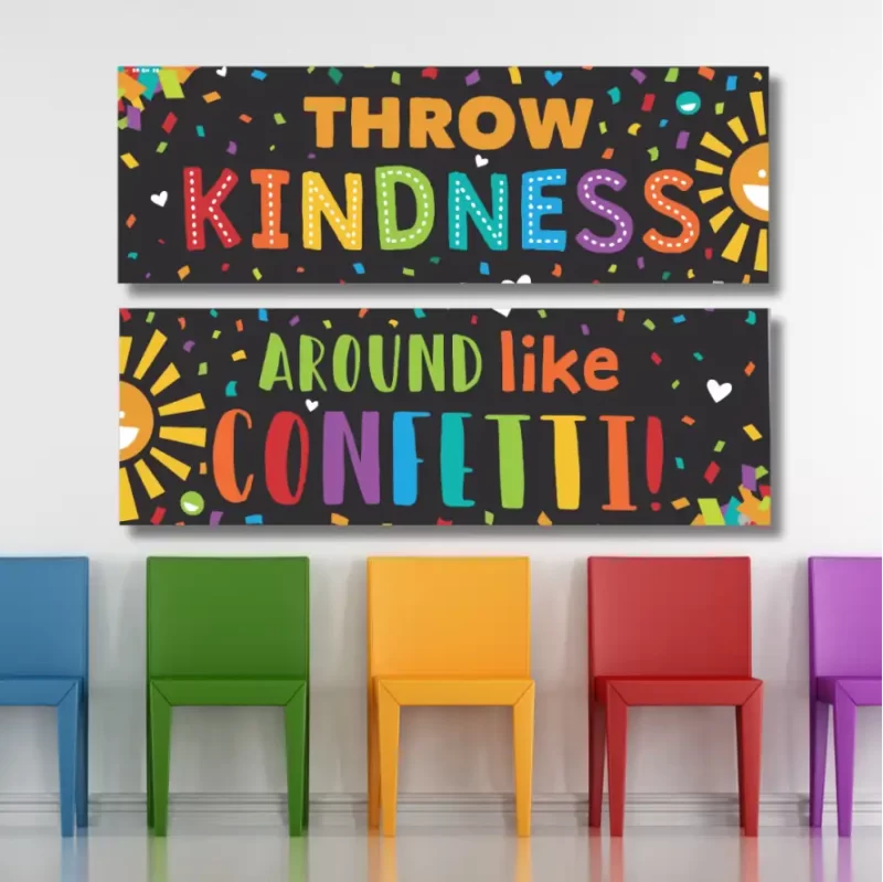 Throw kindness .. - classroom banners (36x12)