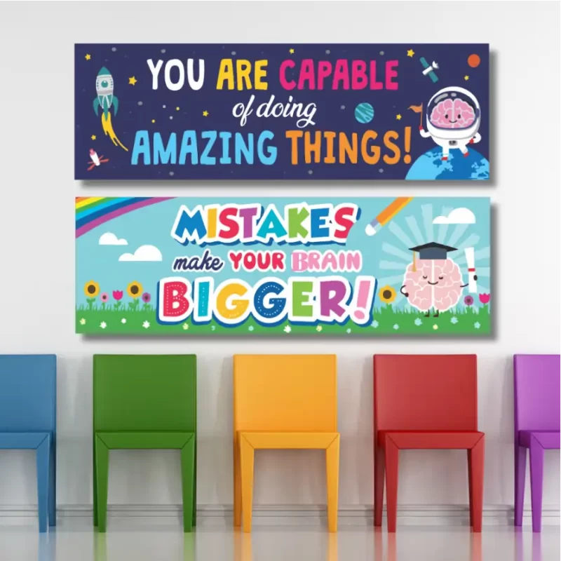 You are capable of doing amazing things ! ?..- classroom banners (36x12)