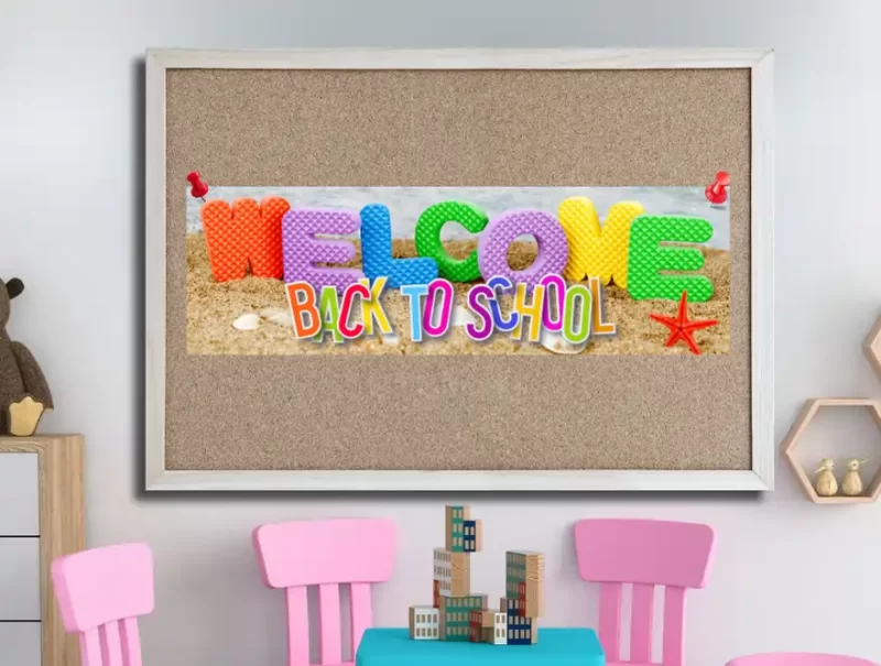 Welcome  back to school-motivational classroom banners (36x12 landscape) - Image 2