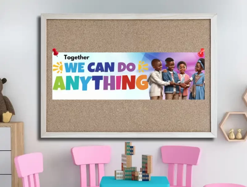 Today is a great day to learn  something new -motivational classroom banners (36x12 landscape)