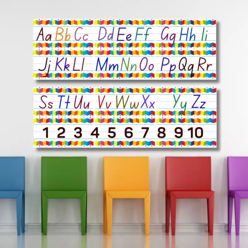 ALPHABETH  & NUMERACY - classroom banners (36x12)