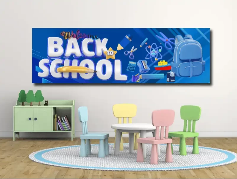 Welcome Back to School Flex Banner