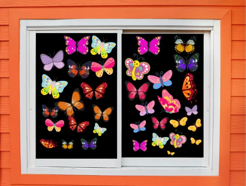 Butterfly Window sticker