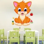Fox - cartoon sticker