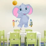 Baby elephant 2  - cartoon sticker