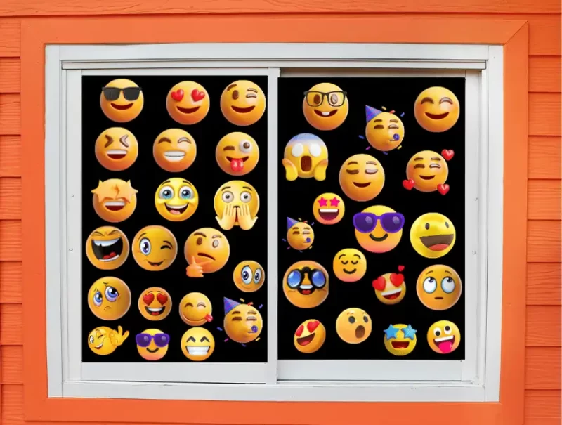 3D Feelings and Emotion Window sticker