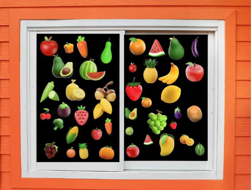 3D Fruit Window sticker