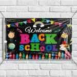 Welcome back to school theme - Backdrop