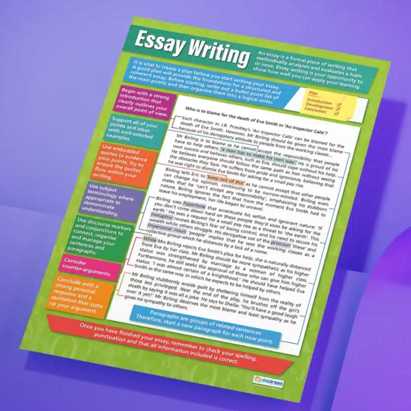 "Essay writing" - English instructional flex banner