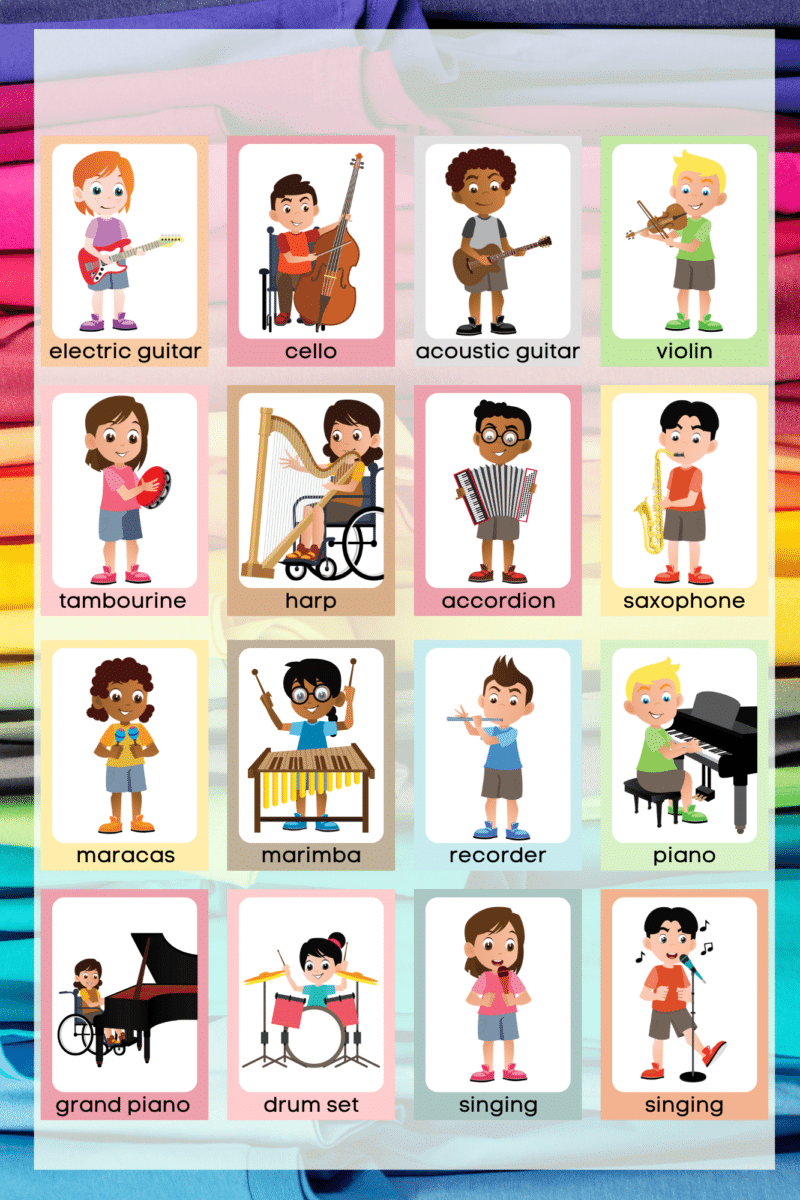 "Musical Instrument "  -Classroom Instructional Posters