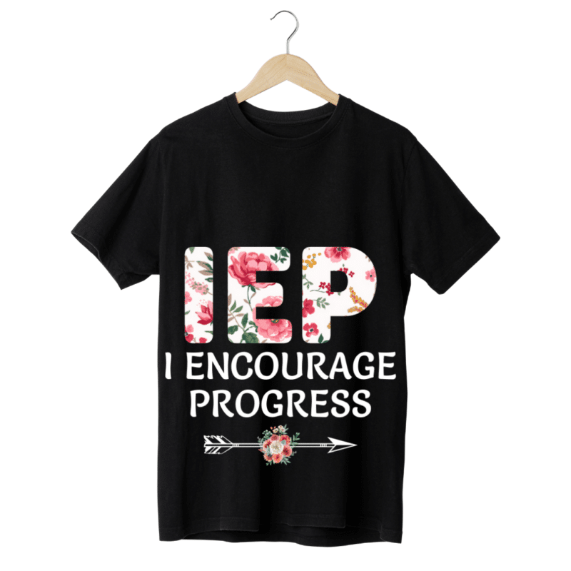 "I encourage progress" -  Teachers T-SHIRT