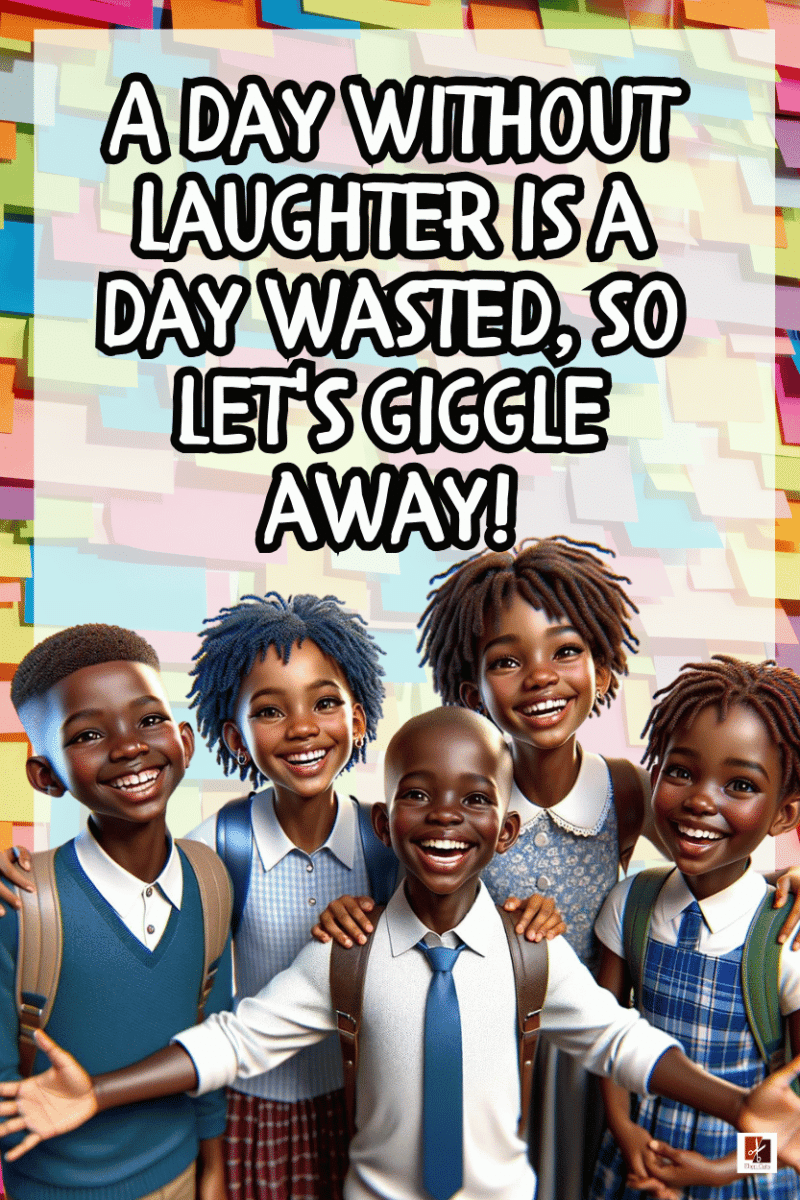 "A day without laughter is a day wasted, so let's giggle away!" - A.I  CLASSROOM POSTERS