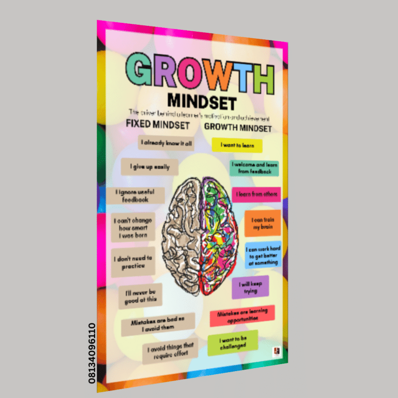 "Growth Mindset"-  -Classroom Instructional Posters