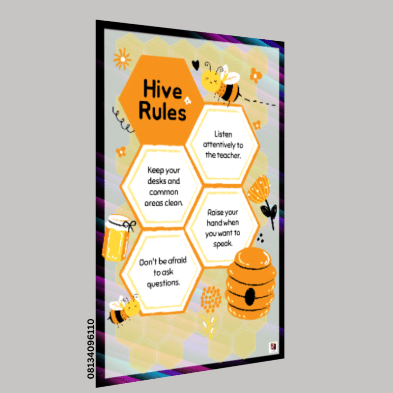 "Hive Rules"-  -Classroom Instructional Posters