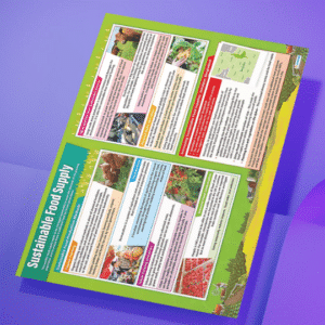 "Sustainable Food Supply" - Geography instructional flex banner