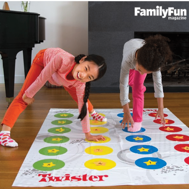 "Interactive colorful Twister  hopscotch jumping game" -"Available in sticker and Flex" ACTIVITY GAME