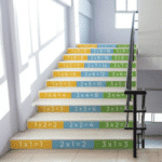 " Multiplication Table"  - STAIRCASE STICKERS