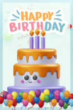 "happy birthday cakes"-Classroom Instructional Posters