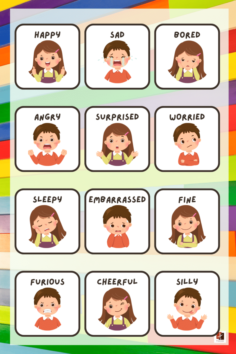 "Feelings and emotion "  -Classroom Instructional Posters