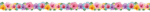 "Colorful Flower theme" - Classroom Sticker Border