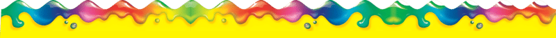 "Colorful rainbow theme" - Classroom Sticker Border