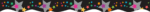 "Colorful star   " - Classroom Sticker Border