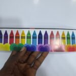 "Colorful Crayon rainbow theme  " - Classroom Paper Border