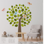 "Colorful leaf" - Classroom Tree Sticker Display