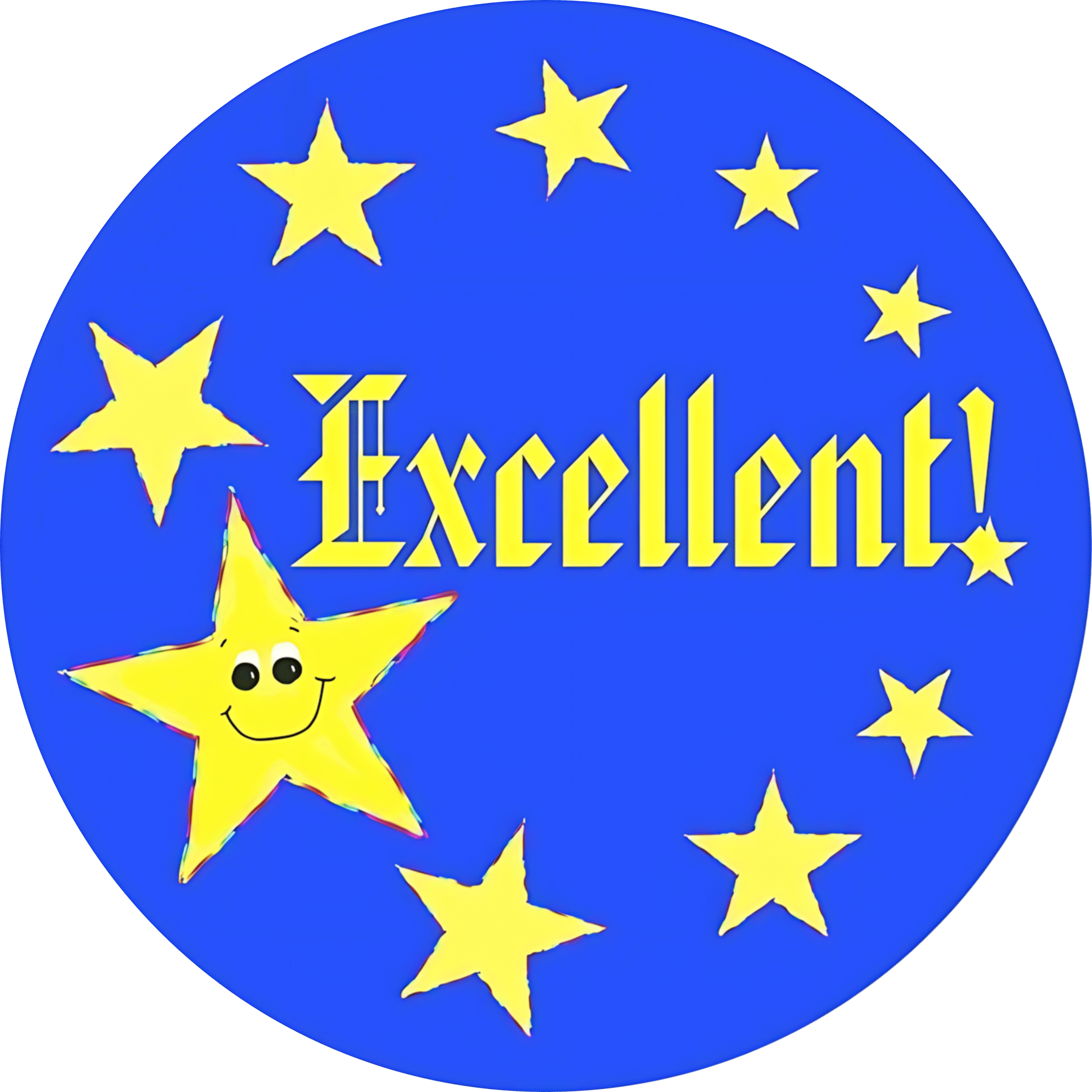 "Excellent" - Motivation Circle Sticker