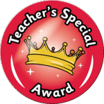 "Teachers special award" - Motivation Circle Sticker