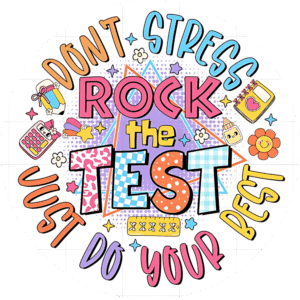 "Don't stress  " - Motivation Circle Sticker