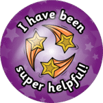 "I have been super helpful " - Motivation Circle Sticker