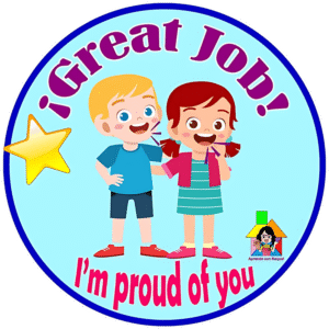 Great job, i am proud of you" - Motivation Circle Sticker