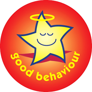 "Good behaviour " - Motivation Circle Sticker