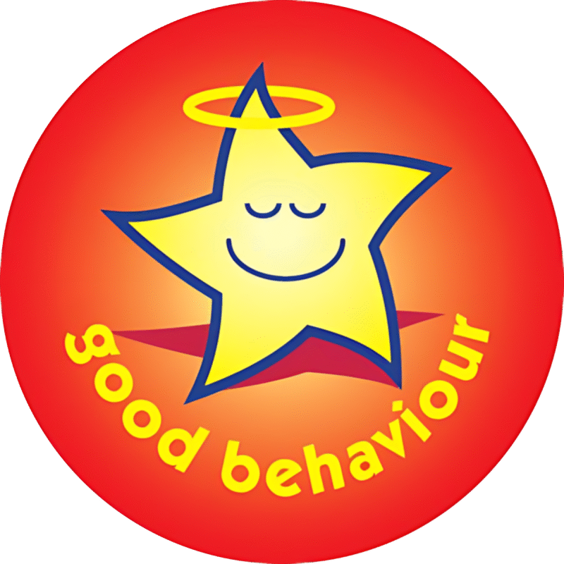 "Good behaviour " - Motivation Circle Sticker