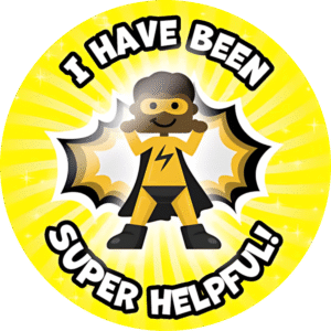 "I have been super helpful " - Motivation Circle Sticker