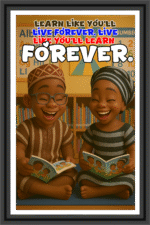 Learn like you will leave forever...- A.I  Motivational Posters