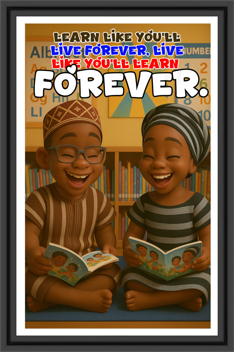 Learn like you will leave forever...- A.I  Motivational Posters