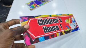 Children's House 1    - Durable Foam board Class Tag