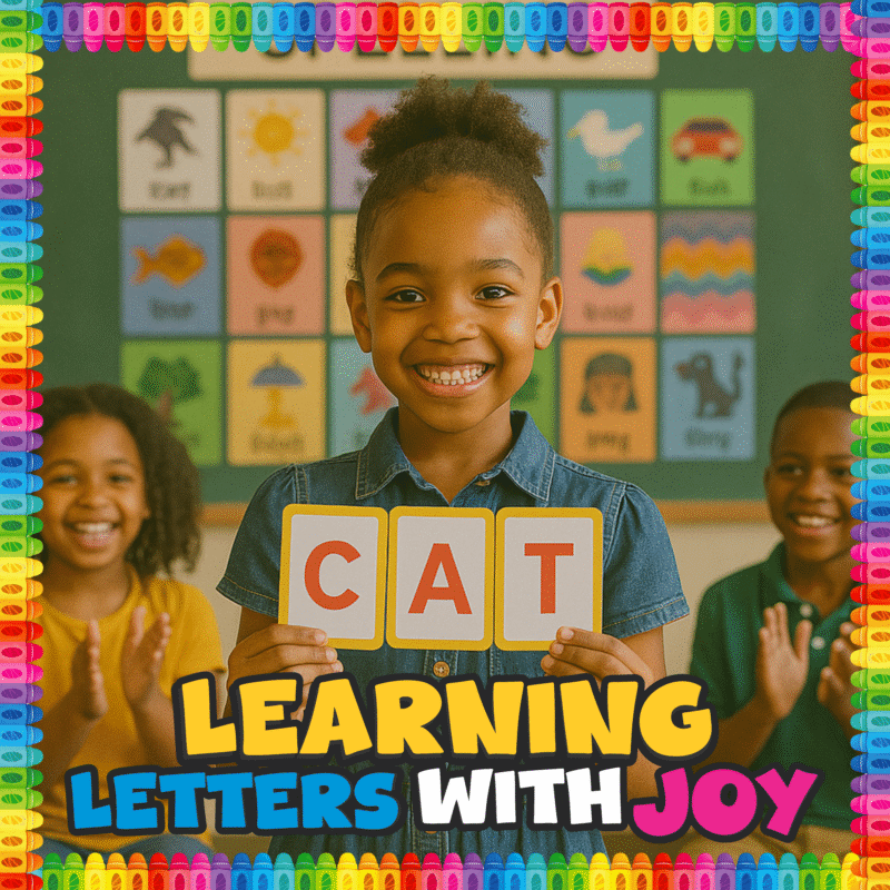 Learning letters with joy- Flex Display Board