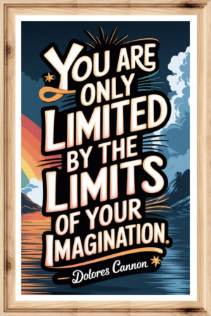 You are only limited by the limits of your imagination- A.I  Motivational Posters