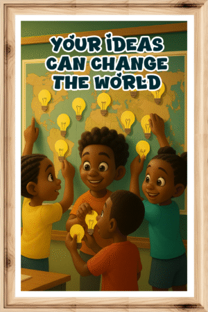 Your ideas can change the world- A.I  Motivational Posters