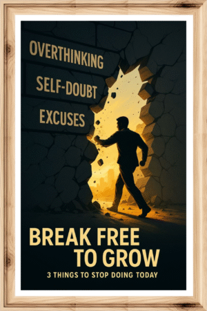 Break free to grow- A.I  Motivational Posters