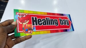 Healing Bay    - Durable Foam board Class Tag