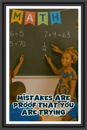 Mistake are proof that you are try - A.I  Motivational Posters