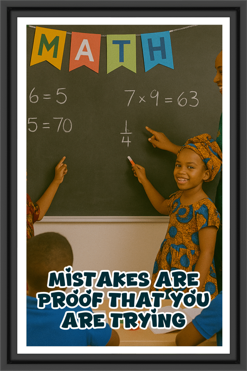 Mistake are proof that you are try - A.I  Motivational Posters