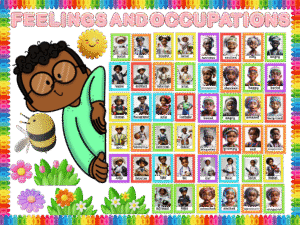 Feelings and Occupation -Sticker Display Board